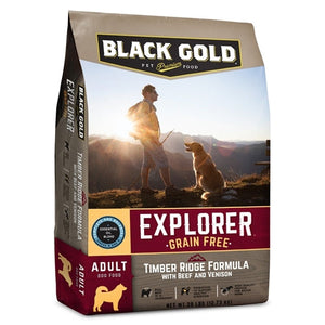 Black Gold® Explorer™ Grain Free Timber Ridge Formula with Beef & Venison Dog Food