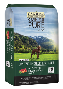 CANIDAE® Grain Free PURE Land® Adult Dog Formula Made With Fresh Bison