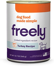 Load image into Gallery viewer, Freely Grain Free Turkey Recipe for Adult Dogs Wet Food
