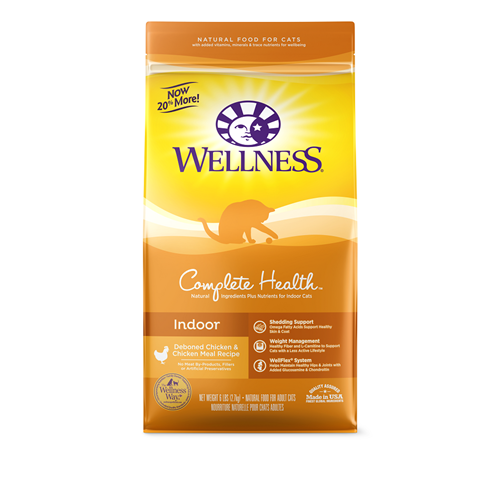 Wellness Complete Health Indoor Health  Deboned Chicken & Chicken Meal Dry Cat Food