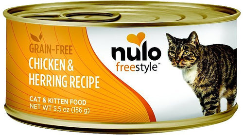 Nulo FreeStyle Grain Free Chicken and Herring Canned Cat Food
