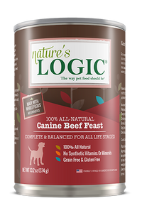 Nature's Logic Beef Feast Canned Food for Dogs