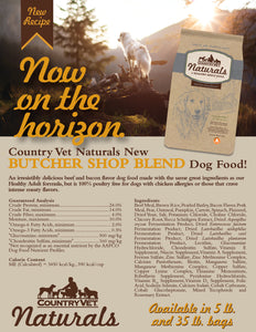 Country Vet Naturals Butcher Shop Blend Dog Food