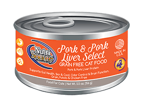 Nutrisource Grain Free Pork Select Canned Cat Formula