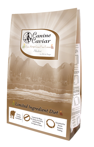 Canine Caviar Open Range Buffalo and Chickpea Dry Dog Food