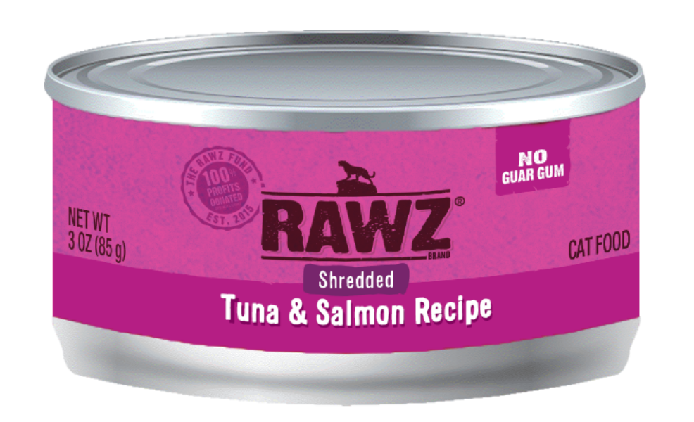 RAWZ Shredded Tuna and Salmon Single Can