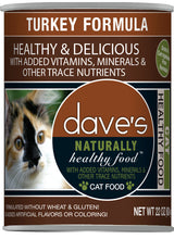 Load image into Gallery viewer, Dave’s Naturally Healthy Canned Cat Food Turkey Recipe