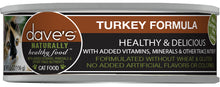 Load image into Gallery viewer, Dave’s Naturally Healthy Canned Cat Food Turkey Recipe