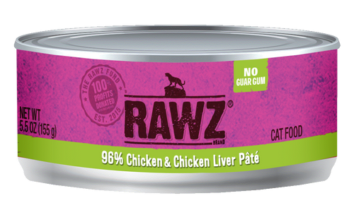 RAWZ Shredded Chicken & Chicken Live Single Can