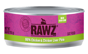 RAWZ Shredded Chicken & Chicken Live Single Can