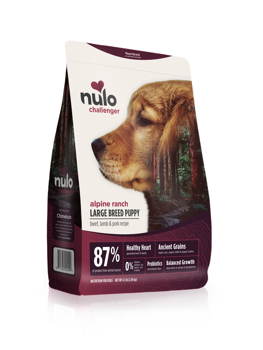 Nulo Challenger Alpine Ranch Large Breed Puppy Beef, Lamb, and Pork Dry Dog Food