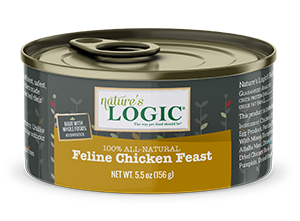 Nature's Logic Chicken Feast Canned Food for Cats