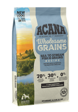Load image into Gallery viewer, ACANA Wholesome Grains Sea to Stream Fish &amp; Grains Recipe Dry Dog Food