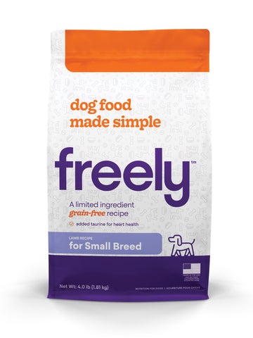 FREE Freely Grain Free Lamb Recipe for Small Breed Dogs