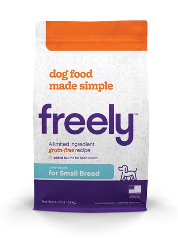 FREE Freely Grain Free Turkey Recipe for Small Breed Dogs