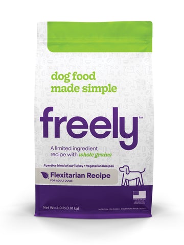 FREE Freely Whole Grain Flexitarian Recipe for Adult Dogs