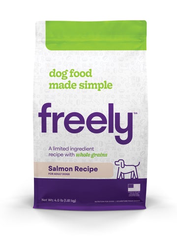 FREE Freely Whole Grain Salmon Recipe for Adult Dogs