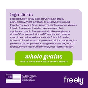 Freely Whole Grain Turkey Recipe for Adult Dogs