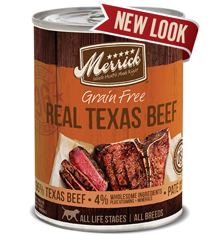 Merrick Chunky Big Texas Steak Tips Can Dog Food