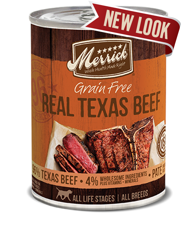 Merrick Chunky Big Texas Steak Tips Can Dog Food
