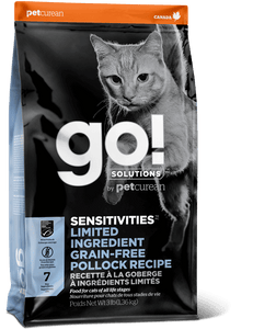 GO! SENSITIVITIES Limited Ingredient Grain Free Pollock recipe for cats
