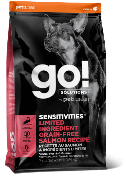 GO! SENSITIVITIES Limited Ingredient Grain Free Salmon recipe for dogs