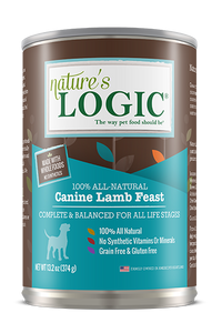 Nature's Logic Lamb Feast Canned Food for Dogs