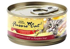 Fussie Cat Gold Super Premium Chicken & Beef Canned Cat Food