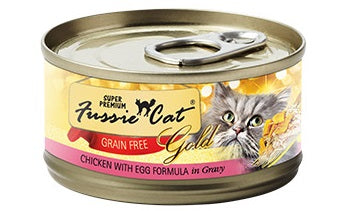 Fussie Cat Gold Super Premium Chicken & Egg Canned Cat Food