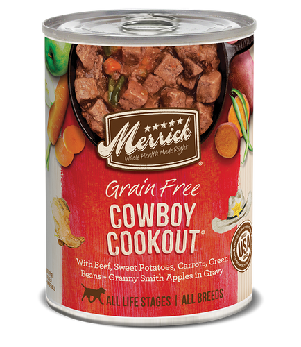 Merrick Cowboy Cookout Can Dog Food