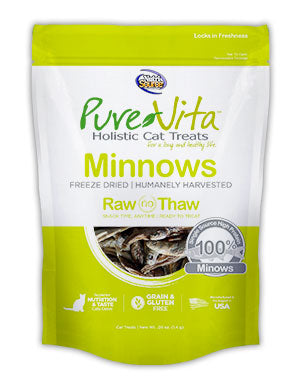 PureVita Freeze Dried Minnows Cat Treats