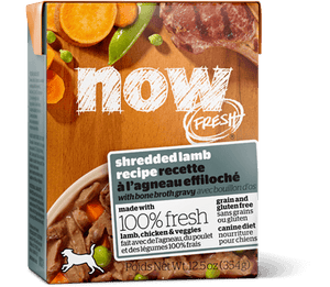 NOW FRESH Grain Free Shredded Lamb Recipe with Bone Broth Gravy