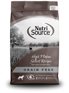 Nutrisource Grain Free High Plains Select Dog Food