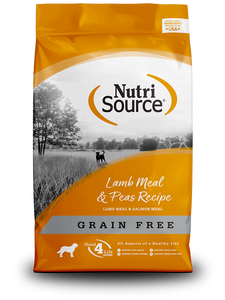 Nutrisource Grain Free Lamb Meal and Pea Dry Dog Food