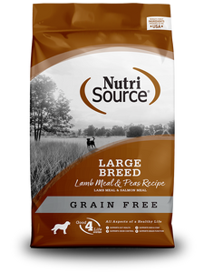 Nutrisource Grain Free Large Breed Lamb Meal Dry Dog Food