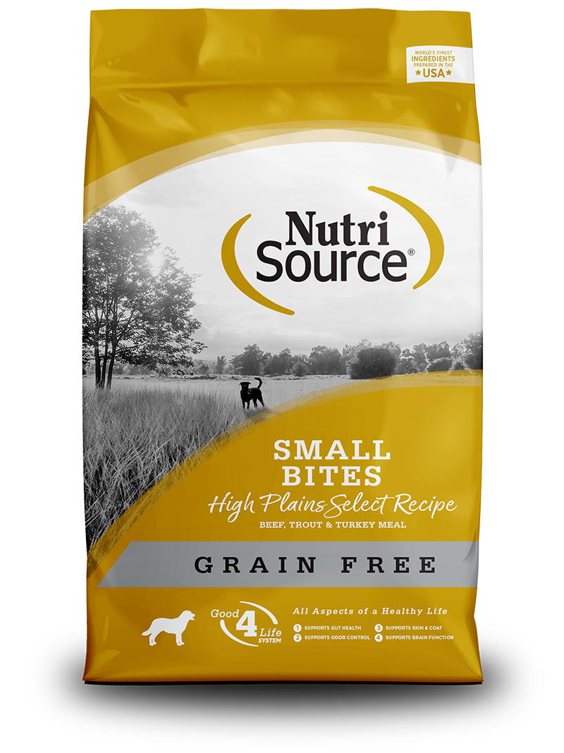 Nutrisource Grain Free Small Bites High Plains Select Formula