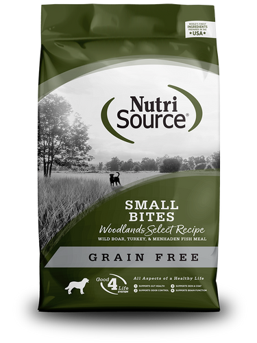 Nutrisource Grain Free Small Bites Woodlands Select Formula