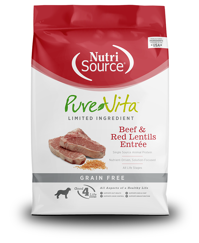 PureVita Grain Free Beef & Red Lentils Dry Dog Food