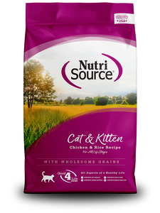 Nutrisource Cat & Kitten Chicken & Rice Formula