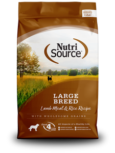 Nutrisource Large Breed Adult Lamb Meal and Rice Dry Dog Food