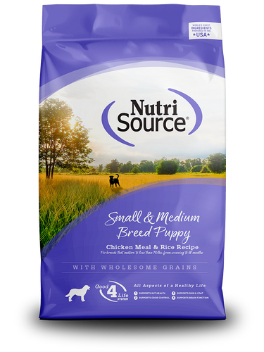 Nutrisource Small and Medium Breed Puppy Chicken & Rice Formula