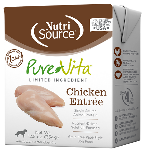 PureVita Grain Free Chicken Entrée Wet Dog Food