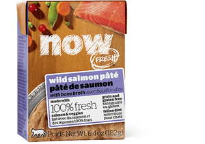 NOW FRESH Grain Free Wild Salmon Pâté with Bone Broth