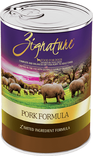 Zignature Pork Canned Dog Food Formula