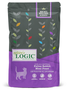 Nature's Logic Rabbit Meal Feast Dry Food for Cats