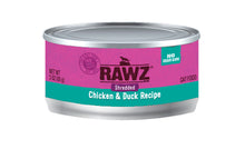 Load image into Gallery viewer, RAWZ Shredded Chicken &amp; Duck Cat Food