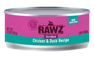 RAWZ Shredded Chicken & Duck Cat Food