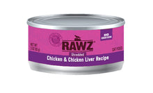 Load image into Gallery viewer, RAWZ Shredded Chicken &amp; Chicken Liver Cat Food