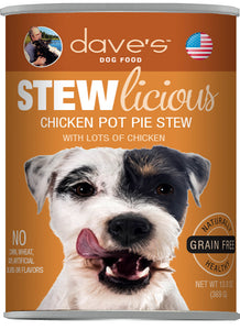 Dave's Stewlicious Chicken Pot Pie Stew Canned Dog Food