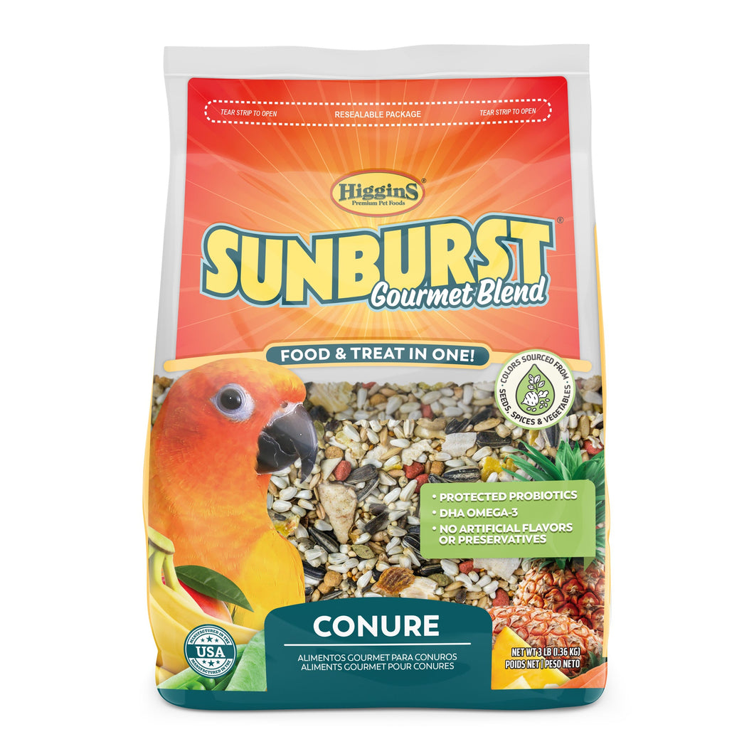 Higgins Sunburst Gourmet Blend Conure Food
